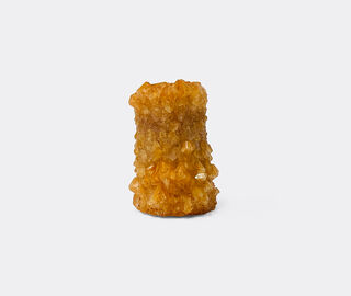 Mineral Series 'Crystal' vase, small, aureate yellow ORANGE MISE26SMA493ORA