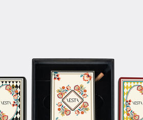 VESTA 'Passatiempo' playing card set with notebook and pencil, multicolor MULTICOLOR VEST26PLA447MUL