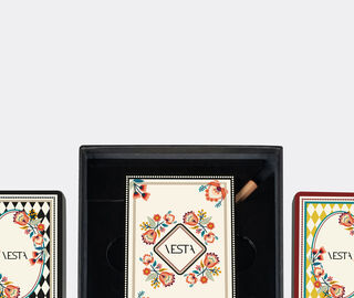 VESTA 'Passatiempo' playing card set with notebook and pencil, multicolor MULTICOLOR VEST26PLA447MUL