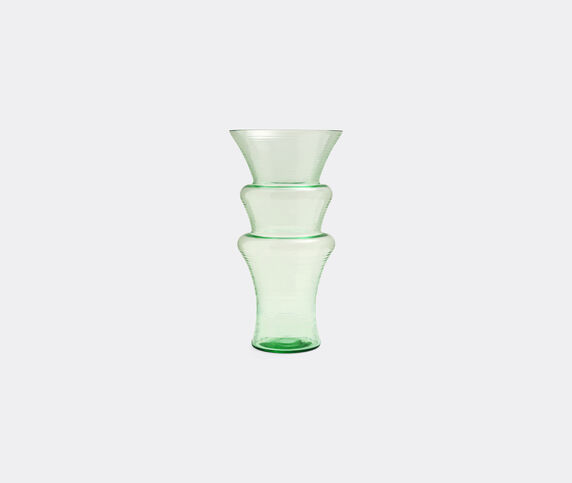 Produzione Privata 'Wind Maestrale' vase, transparent green GREEN PRPR25WIN699GRN
