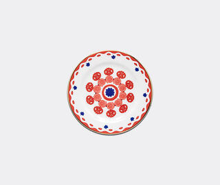 La DoubleJ 'Miki' dessert plate, set of two MULTICOLOUR LADJ21DES212RED