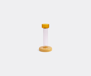 &amp;k Amsterdam 'Bole' candleholder, medium, amber and yellow MULTICOLOUR AMST25BOL255MUL