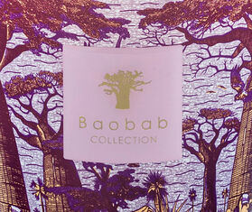 Baobab Collection &#39;Sacred Trees Massasso&#39; candle, small, violet PURPLE BAOB25SCE820PUR