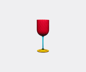 Dolce&amp;Gabbana Casa 'Carretto Siciliano' red wine glass, red and yellow RED DGCA22HAN659MUL