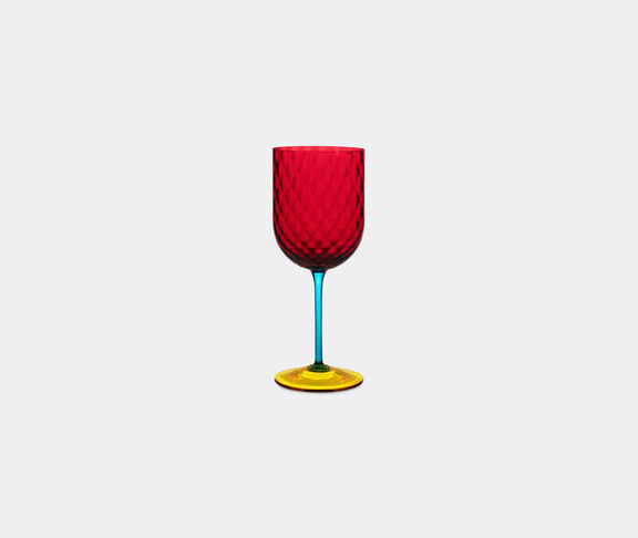 Dolce&Gabbana Casa 'Carretto Siciliano' red wine glass, red and yellow undefined ${masterID}