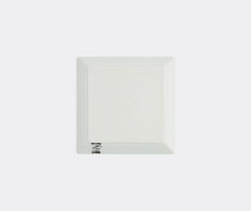 Fornasetti 'Tema e Variazioni n.397' square plate, red, black and white WHITE FORN23SQU189WHI