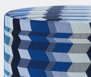 Missoni 'Positano' pouf, blue multicolor MULTICOLOUR MIHO26POS750MUL