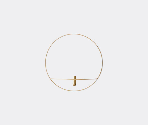 Audo Copenhagen Pov Circle, Vase/Candleholder, L, Brass undefined ${masterID} 2