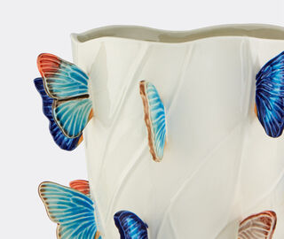 Bordallo Pinheiro 'Cloudy Butterflies' vase, large, light blue MULTICOLOUR BOPI22CLO745MUL