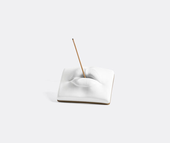 L'Objet 'Smoking Lips' incense set, white WHITE LOBJ26SMO908MUL