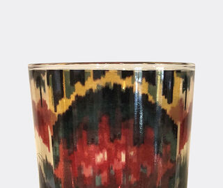 Les-Ottomans 'Ikat' glass set of four MULTICOLOUR OTTO20IKA603MUL