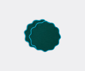 La DoubleJ 'Cloud' tablemat, set of two, green GREEN LADJ23CLO979GRN