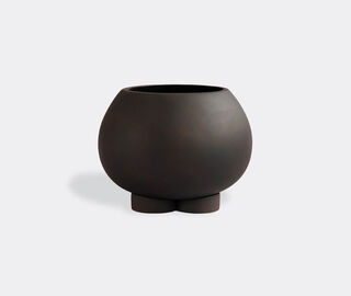 101 Copenhagen 'Urchin' plant pot, mini, dark grey BROWN COPH23URC192BRW