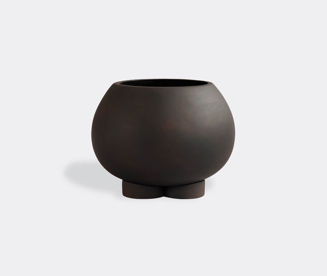 101 Copenhagen 'Urchin' plant pot, mini, dark grey BROWN COPH23URC192BRW