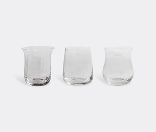 Bitossi Home Assorted Tumblers, set of six, clear TRANSPARENT BIHO22SET687TRA