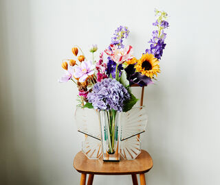 Flowerism&nbsp;Studio 'Sunflower and Red Tulip Mix' bouquet, set of twelve, multicolor MULTICOLOUR FLOW26MIX234MUL