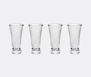 Serax 'Nabucho 10' glass, set of four, clear TRANSPARENT SERA26GLA230TRA