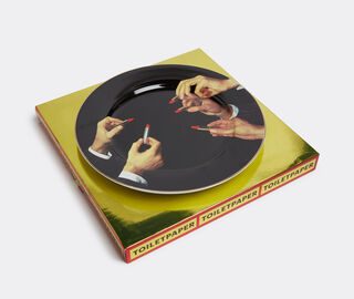 Seletti 'Lipsticks black' dinner plate BLACK SELE22TOI149MUL