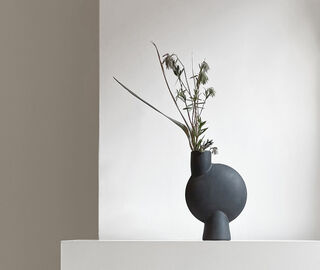 101 Copenhagen 'Sphere' bubl  vase, medium, coffee BROWN COPH25SPH676BRW