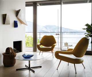 Poltrona Frau 'Du 55' armchair YELLOW POFR20ARM997YEL
