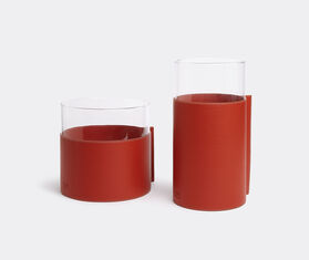 Poltrona Frau Leather pot, large RED POFR20LEA061RED