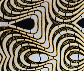 Mumutane 'Iki African Tribal' cushion MULTICOLOUR MUMU23IKI225MUL