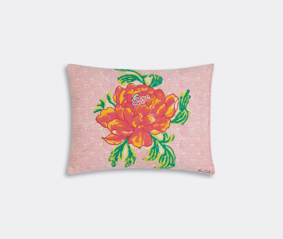Lisa Corti 'Camelia Magenta' rectangular cushion, pink undefined ${masterID}