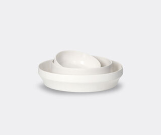 Pomax 'Kojin' cereal bowl, set of four, white WHITE POMA26KOJ407WHI
