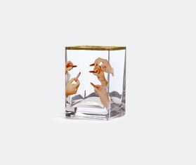 Seletti &#39;Lipsticks&#39; vase, small TRANSPARENT SELE22GLA237MUL