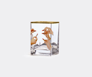 Seletti 'Lipsticks' vase, small TRANSPARENT SELE22GLA237MUL