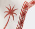 La DoubleJ 'Date Palms' linen napkin, set of two, red and white multicolor LADJ24DAT311MUL