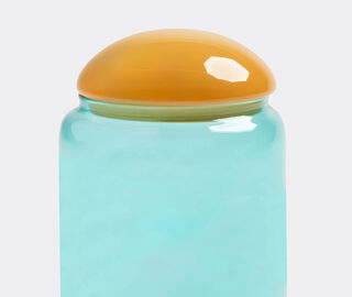 &amp;k Amsterdam 'Puffy' jar, turquoise multicolor MULTICOLOUR AMST25JAR377MUL