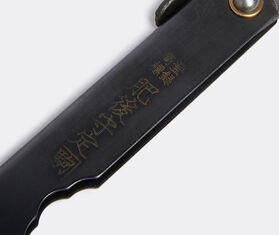 Banshu Hamono 'Black Oxide Finish' Japanese brass pocket knife, M BLACK BAHA19JAP584BLK