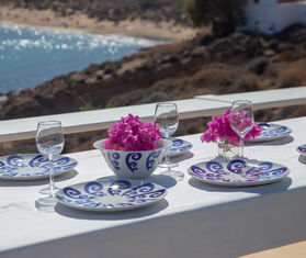 THEMIS Z &#39;Athenee Peacock&#39; dinner plate, blue BLUE THEM24ATH955BLU