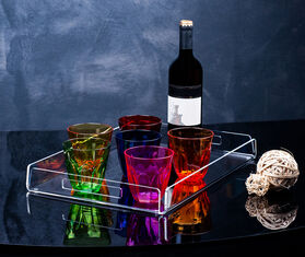 VESTA &#39;Like Water&#39; tray, transparent TRANSPARENT VEST25LIK397TRA