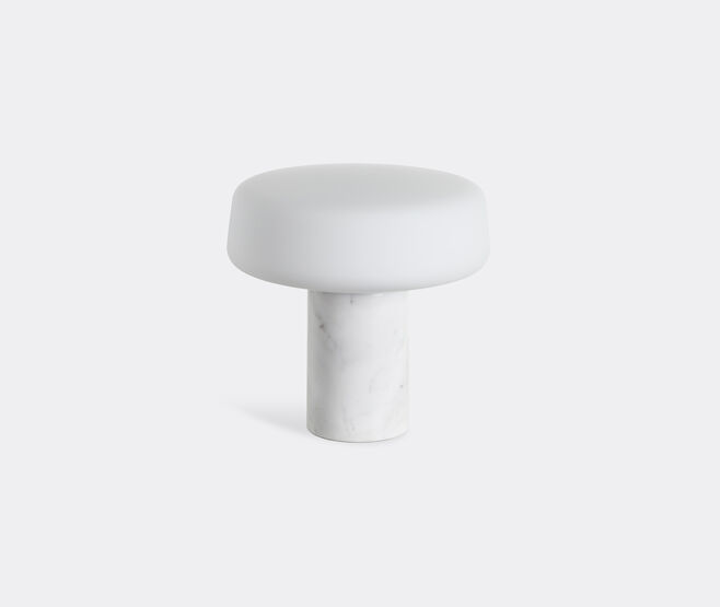 Case Furniture 'Solid Table Light', Carrara marble, large, UK plug MULTICOLOUR CAFU20SOL426WHI