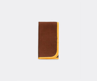 La DoubleJ 'Rainbow Chocolate' large napkin, set of two BROWN LADJ23LAR628BRW