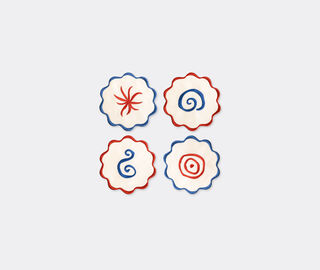 Octaevo 'Amalfi' coasters, set of four, multicolor MULTICOLOUR OCTA25AMA671MUL