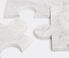 Tre Product Puzzle coasters, set of four White TRPR19STO303WHI
