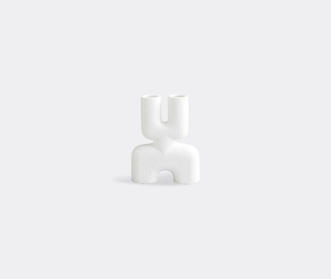 101 Copenhagen 'Cobra Double' mini  vase, white WHITE COPH25COB171WHI
