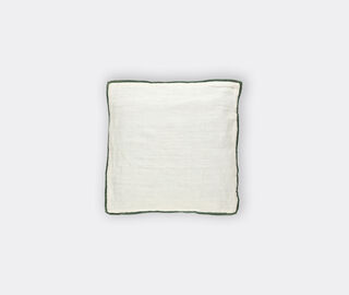 Pomax 'Alpha Opposites' cushion, ivory and dark green MULTICOLOUR POMA26ALP082MUL