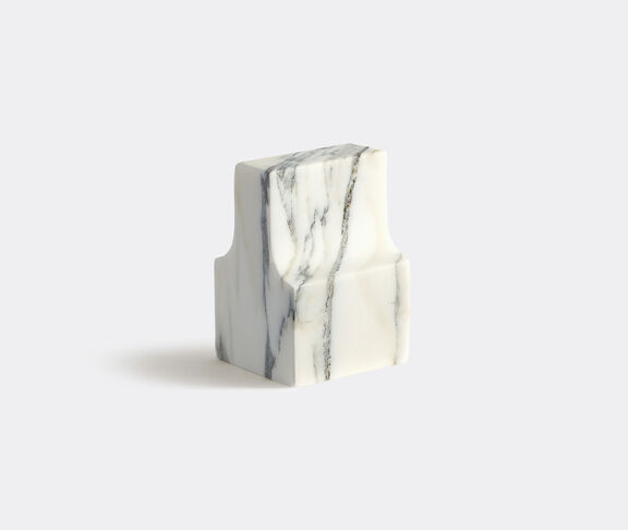 Atipico 'Classico' bookend, small Arabescato marble ${masterID}