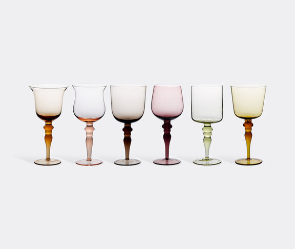 Bitossi Home Set of six glasses, amber/pink AMBRA/ROSA ${masterID}