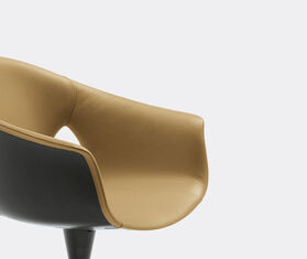 Poltrona Frau &#39;Ginger Ale&#39; chair, column base GREY POFR20GIN123MUL