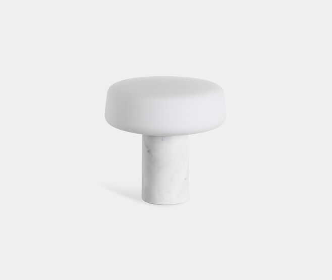Case Furniture 'Solid Table Light', Carrara marble, small, US plug MULTICOLOUR CAFU20SOL495WHI