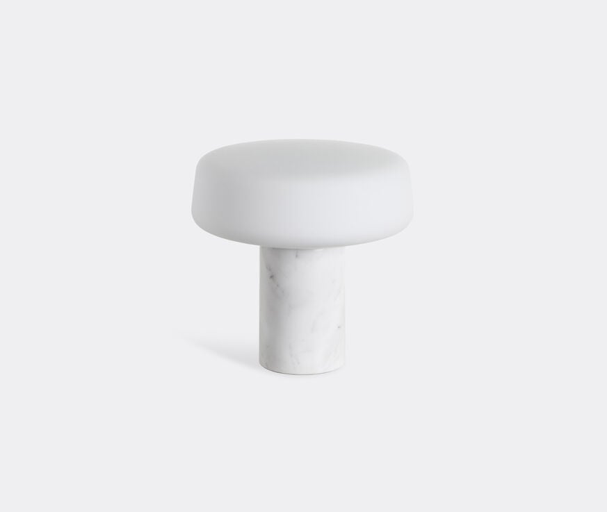 Case Furniture 'Solid Table Light', Carrara marble, small, US plug  CAFU20SOL495WHI