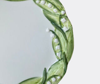Les-Ottomans 'Lily of the Valley' dessert plate MULTICOLOUR OTTO23LIL773MUL