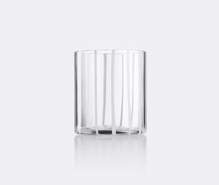 NasonMoretti 'Cyrcus' tumbler glass, white WHITE NAMO25CYR415WHI
