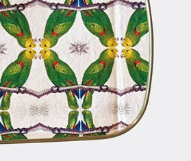 Les-Ottomans Patch NYC rectangular tray, green and white MULTICOLOUR OTTO20PAT504MUL