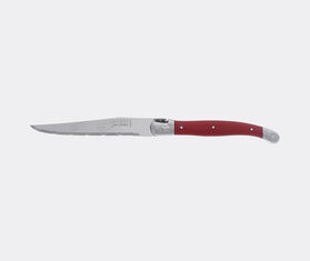 Jean Dubost Laguiole 'Block' steak knife, set of six, bordeaux RED JEDL24KNI295RED